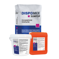 Покрытие полиуретан-цементное универсальное Slimtop 355TL, черный 35 кг DISPOMIX с доставкой от официального дилера завода