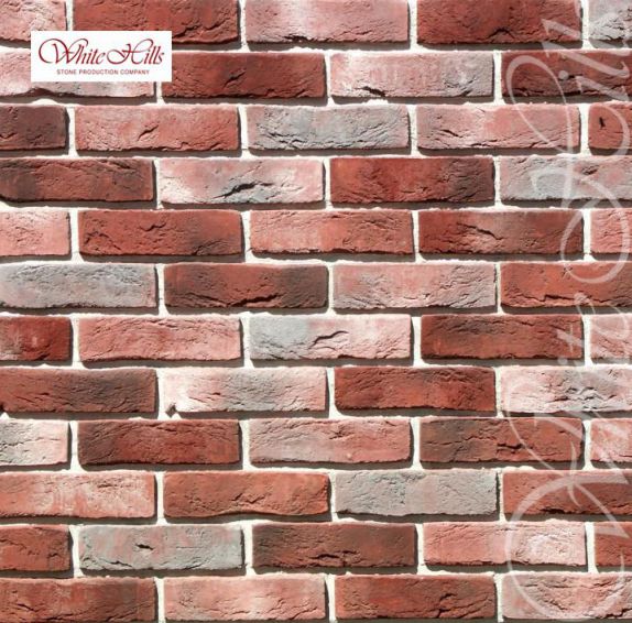 Декоративный облицовочный кирпич Лондон Брик 302-70 углы White Hills по низкой цене