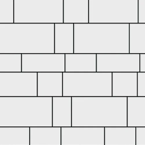 Тротуарная плитка Steinrus Инсбрук Тироль, 60 мм, белый, гладкая по низкой цене