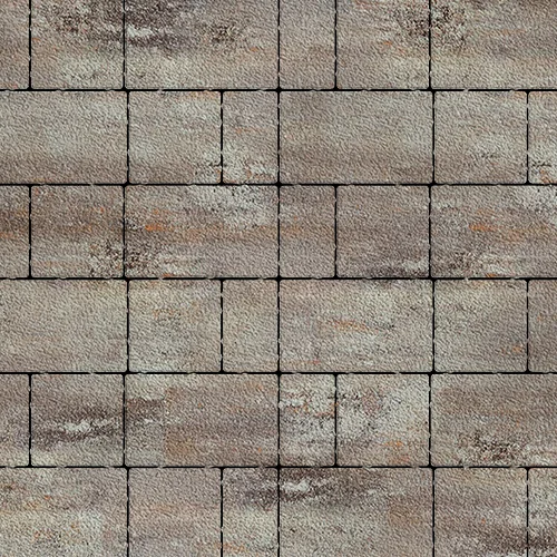 Тротуарная плитка Steinrus Новый город Лион, 60 мм, ColorMix Берилл, native по низкой цене