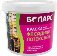 Краска водно-дисперсионная фасадная латексная (ВД-АК 107) 7 кг БОЛАРС с доставкой от официального дилера завода
