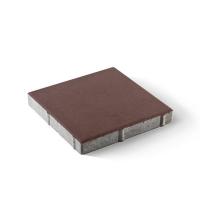 Тротуарная плитка Квадрат Моно Коричневый 330x330х50 Колдиз с доставкой от официального дилера завода