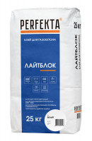 Клей монтажный для блоков Лайтблок Perfekta белый 25 кг с доставкой от официального дилера завода
