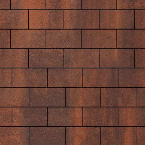 Тротуарная плитка Steinrus Бельпассо Медио, 80 мм, ColorMix Брук, гладкая по низкой цене