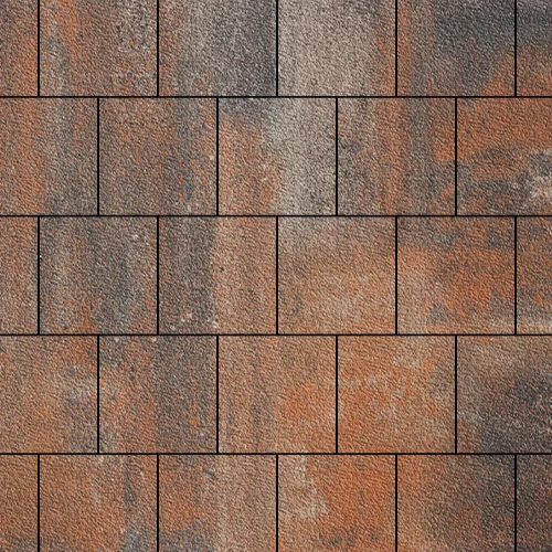 Тротуарная плитка Steinrus Валенсия, 80 мм, ColorMix Рей, Native по низкой цене
