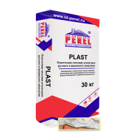 0527 PLAST Белая Штукатурка гипсовая, с увеличенным временем жизни раствора Perel 30 кг с доставкой от официального дилера завода