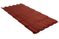 Металлочерепица Квинта плюс (Kvinta plus) 0,5 Satin Matt RAL 8004 терракота с доставкой от официального дилера завода
