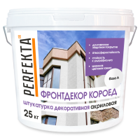 Штукатурка декоративная акриловая Фронтдекор Короед база А, 25 кг Перфекта с доставкой от официального дилера завода
