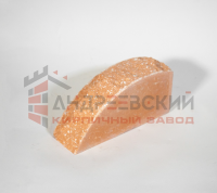 Кирпич гиперпрессованный полукруг Скала Персик 1.4 NF Андреевский с доставкой от официального дилера завода