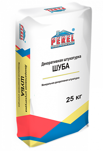 Шуба Декоративная структурная цементная штукатурка Perel Cemento, 25 кг по низкой цене