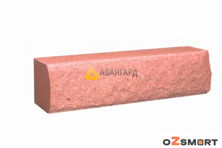 Евро кирпич (брусок) рваный ложковый алый по низкой цене