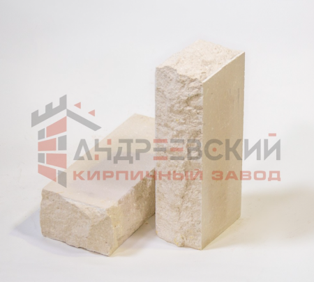 Кирпич гиперпрессованный угловой Скала Белый 1.4 NF Андреевский по низкой цене