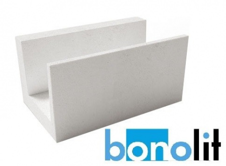 П(U) блок из газобетона D500 600х200х250 Bonolit по низкой цене