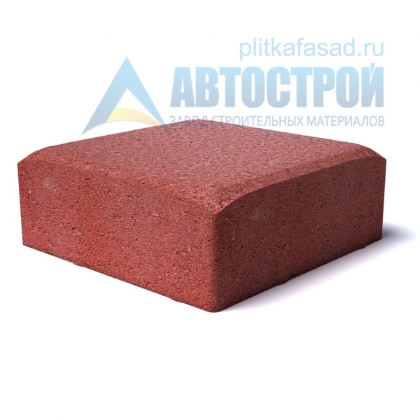 Тротуарная плитка «Английский булыжник малый» 160х160х40 (16х16х4) красная Автострой по низкой цене