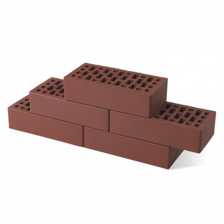 Кирпич облицовочный Бордо гладкий 1 NF Braer по низкой цене