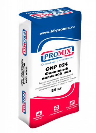Финишный наливной пол Promix GNP 024, 24 кг PROMIX по низкой цене