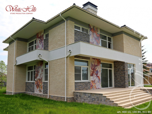 Искусственный декоративный камень Шинон 411-80 углы White Hills по низкой цене