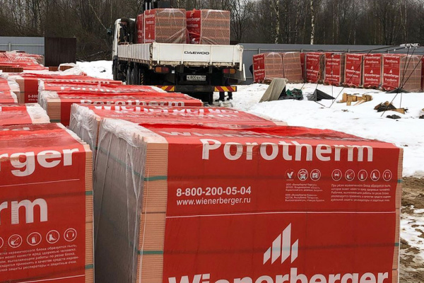 Блок керамический Forati М-35 поризованный Porotherm/ Wienerberger в #REGION_NAME_DECLINE_PP# по низкой цене