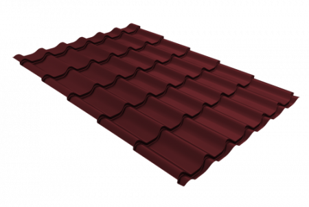 Металлочерепица Классик Satin RAL 3005 красное вино по низкой цене