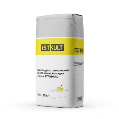 Смесь для тонкошовной кладки серая STANDARD ISTKULT по низкой цене