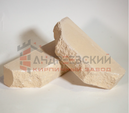 Кирпич гиперпрессованный двухугловой Скала Слоновая кость 1.4 NF Андреевский по низкой цене