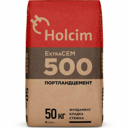 Цемент Holcim ExtraCEM 500 Портландцемент II/А-И 42,5 Б, 50кг по низкой цене