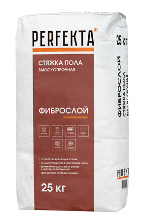 Стяжка пола Perfekta базовая усиленная ФИБРОслой 25 кг по низкой цене