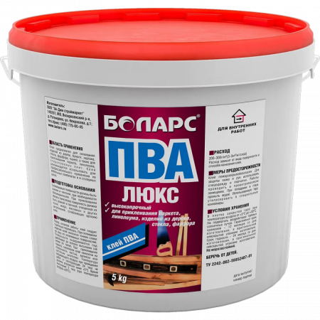 Клей ПВА люкс 10 кг БОЛАРС по низкой цене