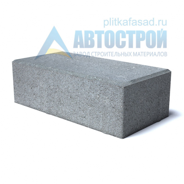 Тротуарная плитка «Брусчатка» с фаской 120х250х65 (12х25х6.5) серая Автострой по низкой цене
