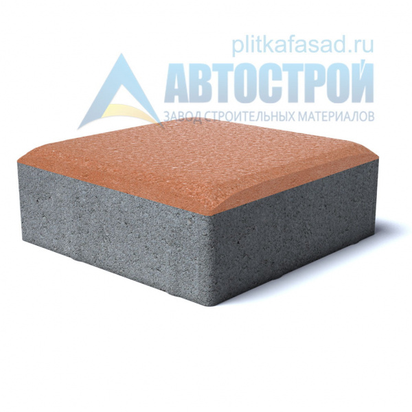 Тротуарная плитка «Английский булыжник малый» 160х160х40 (16х16х4) оранжевая Автострой по низкой цене