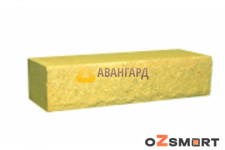 Евро кирпич (брусок) рваный ложковый лимонный по низкой цене