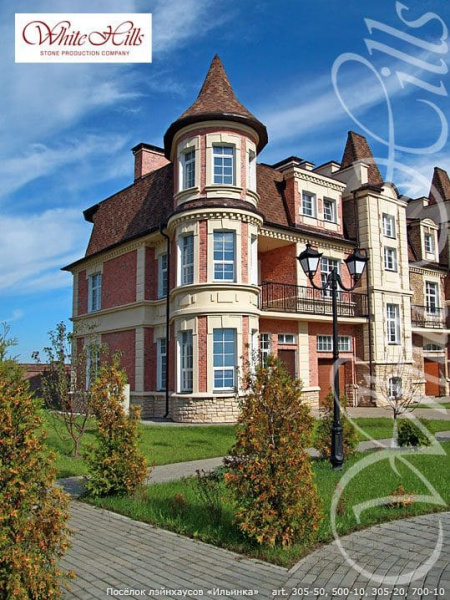 Декоративный облицовочный кирпич Бремен Брик 305-50 углы White Hills по низкой цене