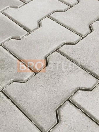 Плитка тротуарная катушка Белая 166x201x60 мм Броштайн по низкой цене